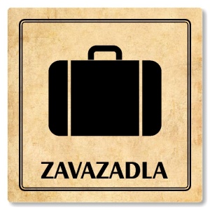 Zavazadla, 80x80mm, pergamen, Utah